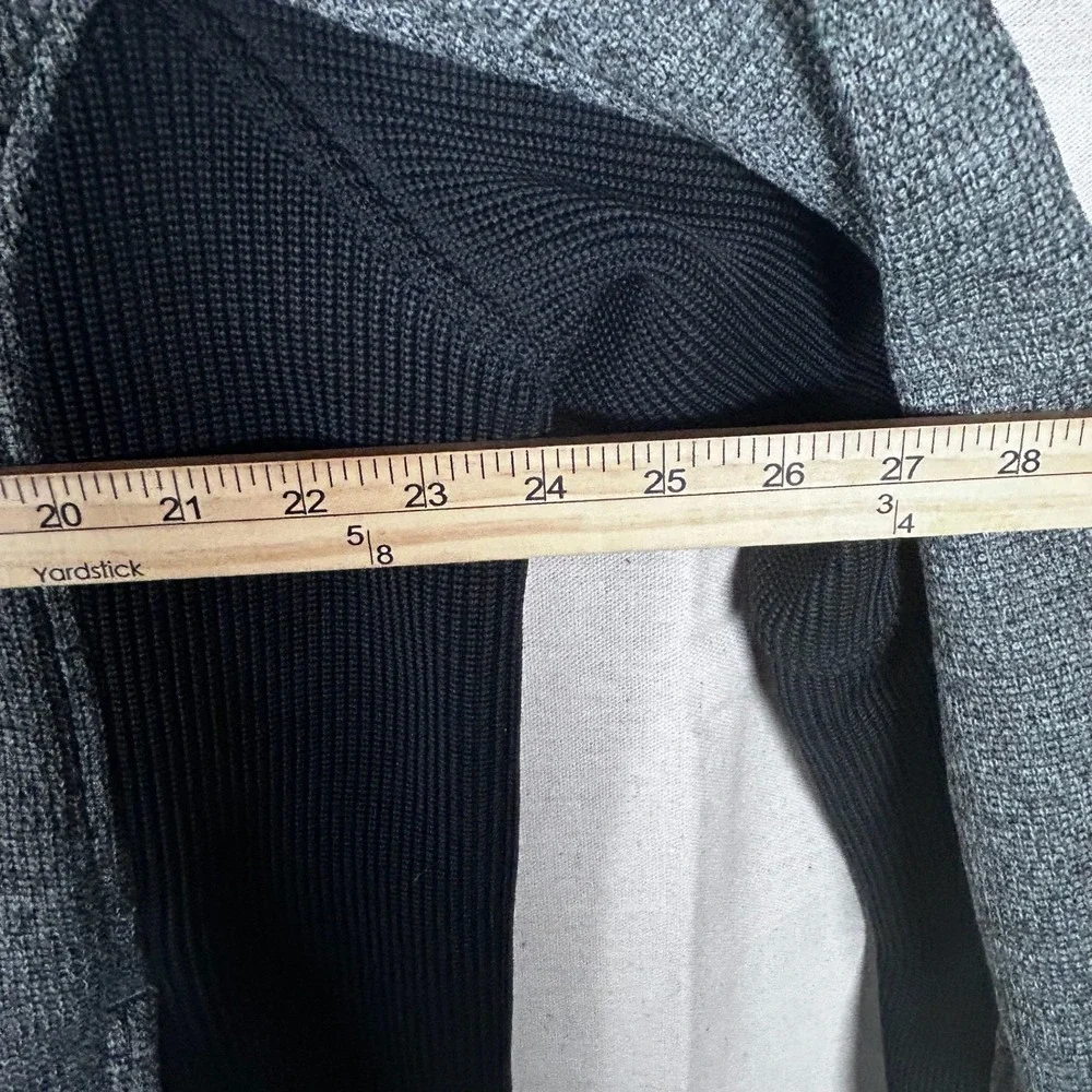 Spyder Mens XXL‎ Grey Heathered Full Zip Fleece Lined Sweater Jacket Mock Neck